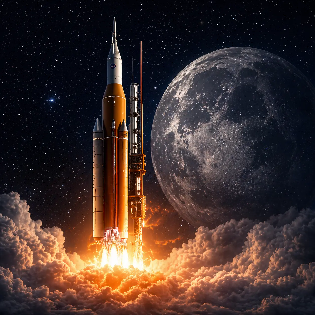 Cohete SLS de la NASA — el más potente para espacio profundo